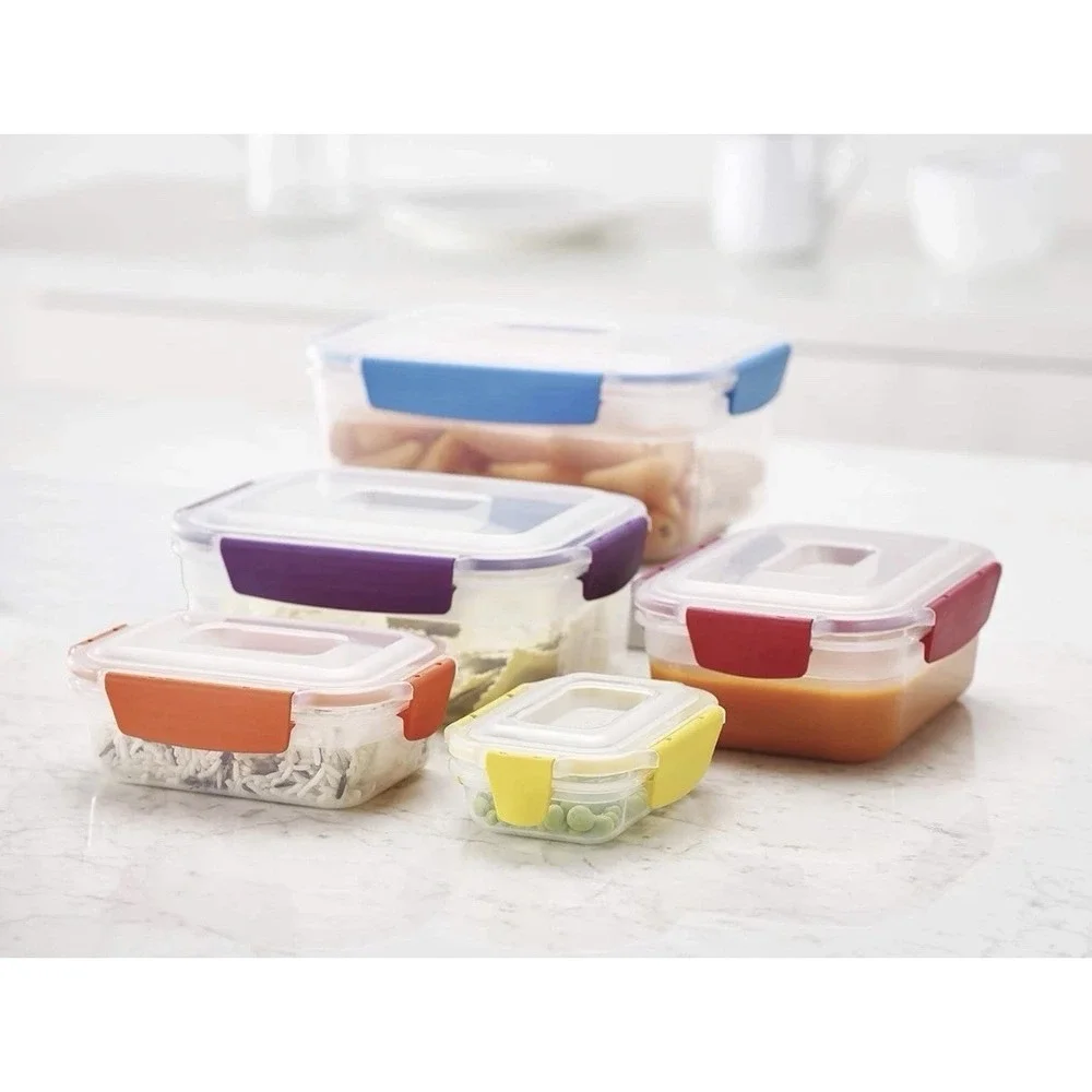 Joseph Joseph Nest Lock 10 Piece Food Storage Set Airtight Leakproof Multi Color
